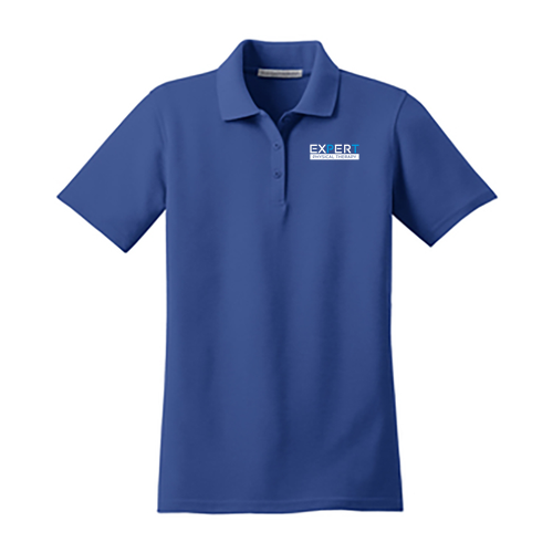 Ladies Stain-Resistant Sport Polo -- Royal