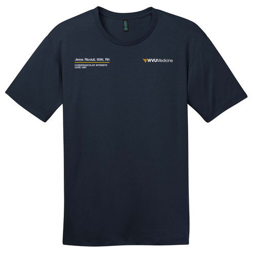 District Made Men's Perfect Weight Crew Tee -- New Navy