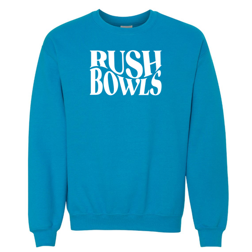 Rush Bowls Warp Crewneck Sapphire