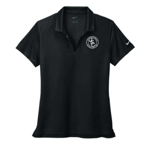 Ladies Nike Dri-Fit Micro Pique 2.0 Polo -- Black