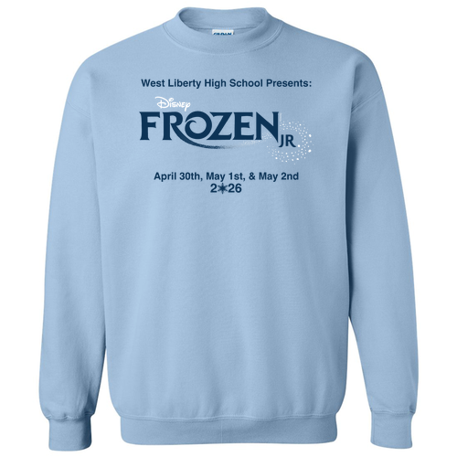 Gildan Heavy Blend Crew Neck Sweatshirt -- Light Blue