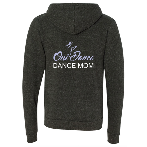 Bella Canvas Triblend Sponge Fleece Full-Zip Hoodie -- Dance Mom