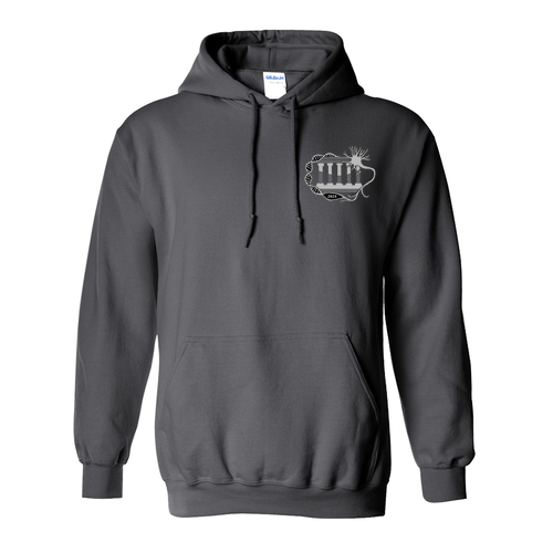 Gildan Heavy Blend Hooded Sweatshirt -- Charcoal