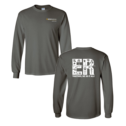 Gildan Heavy Cotton Longsleeve Basic T-Shirt -- Charcoal