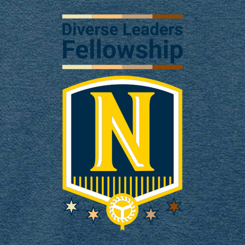 District Made Mens Perfect Tri Crew Tee -- Heathered Neptune Blue