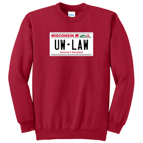 Port and Company Crewneck Sweatshirt -- Red