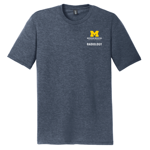 Mens/Unisex District Made Soft Fitted Perfect Tri Tee -- Navy Frost