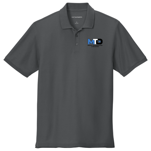 Port Authority Wearever Signature Pique Polo -- Storm Grey