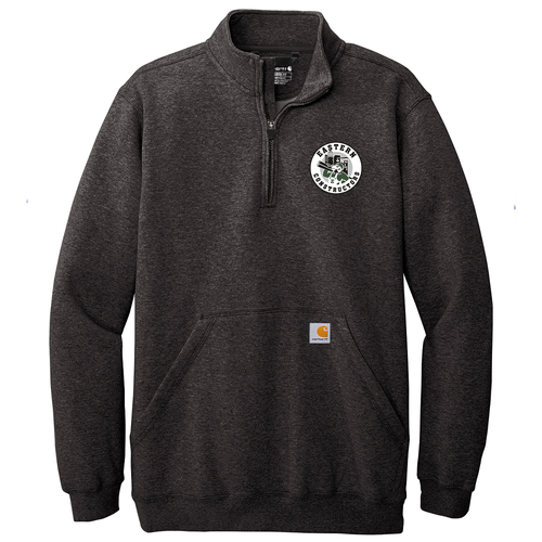 Mens/Unisex Carhartt 1/4-Zip Midweight Mock Neck Sweatshirt -- Carbon Heather