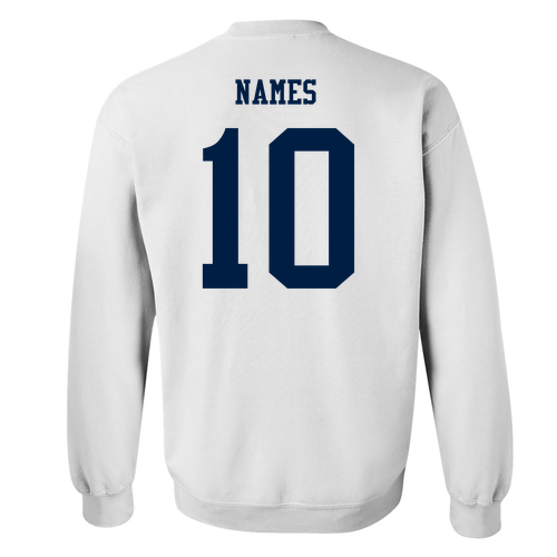Gildan Heavy Blend Crew Neck Sweatshirt -- White
