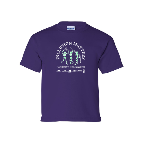 Youth Gildan Ultra Cotton Basic T-Shirt -- Purple