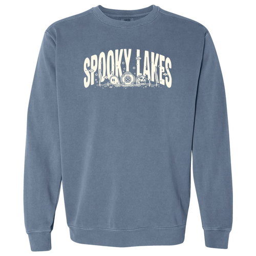 Comfort Colors Adult Crewneck Sweatshirt -- Blue Jean