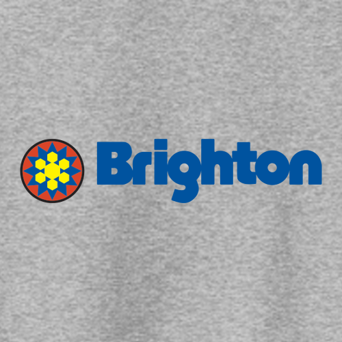 Brighton Logo 2 Full color -- Crewneck Sweatshirt Athletic Heather