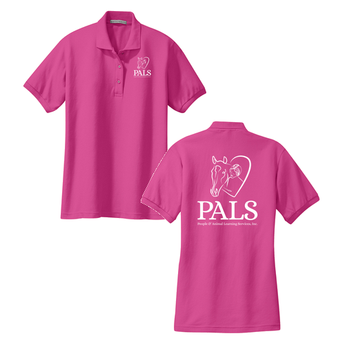 Port Authority Ladies Silk Touch Sport Shirt. -- Tropical Pink