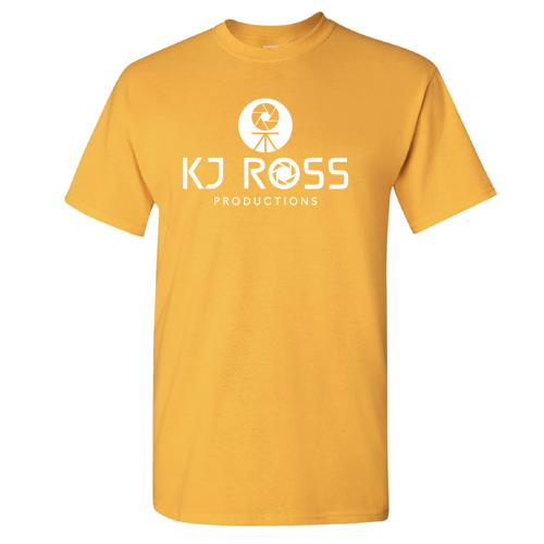 Gold KJ Ross Productions Tee