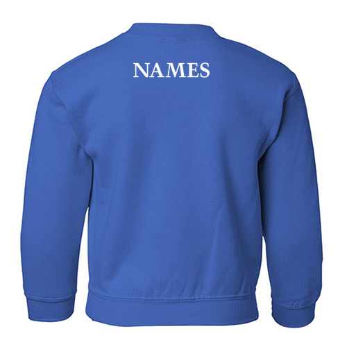 Gildan Heavy Blend Youth Crew Neck Sweatshirt -- Royal