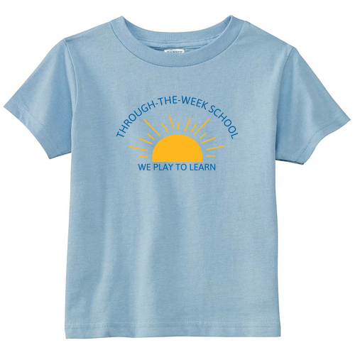 Rabbit Skins Toddler Cotton Jersey Tee -- Light Blue