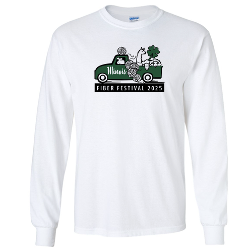 Gildan Ultra Cotton Longsleeve Basic T-Shirt -- White