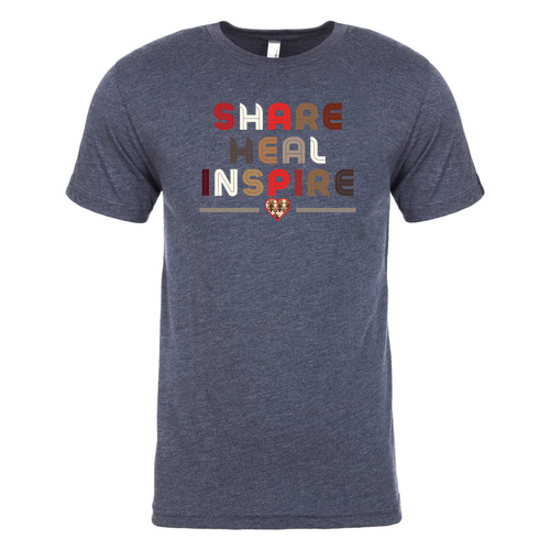 Share Heal Inspire -- Vintage Navy