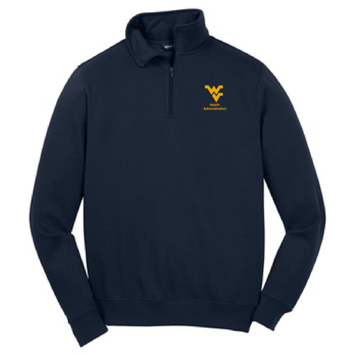Sport Tek Quarter Zip Sweatshirt -- True Navy