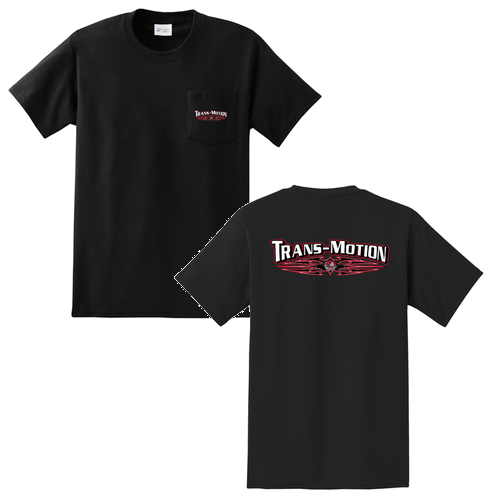 Port and Company Pocket Tee -- Jet Black