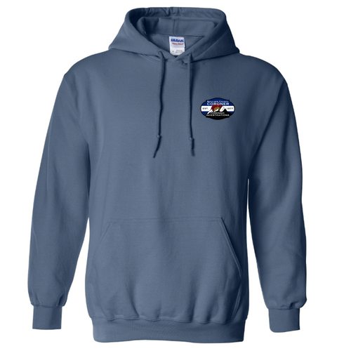 Gildan Heavy Blend Hooded Sweatshirt -- Indigo Blue