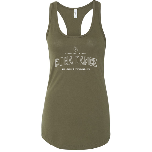 Next Level Ladies Ideal Racerback Tank -- Military Green