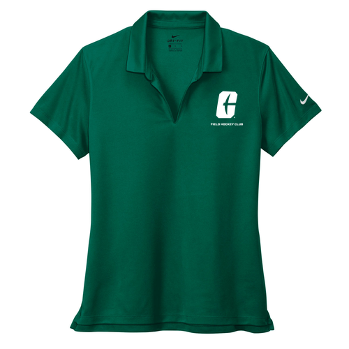 Nike Ladies Dri-Fit Micro Pique 2.0 Polo -- Gorge Green