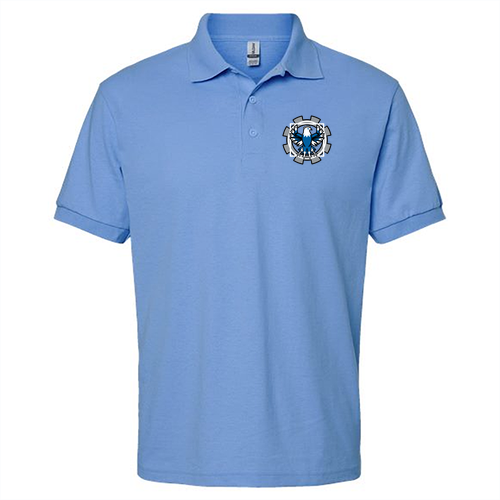 Gildan DryBlend Jersey Polo -- Carolina Blue