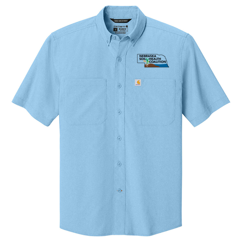 Carhartt Force Sun Defender Short Sleeve Shirt -- Fresh Water Blue