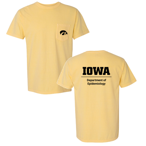 Comfort Colors Short Sleeve Pocket Tee -- Butter