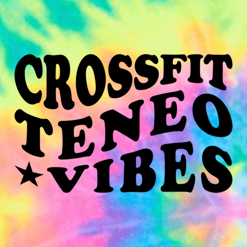 Ladies Colortone Tie Dye Crop Tee -- Neon Rainbow