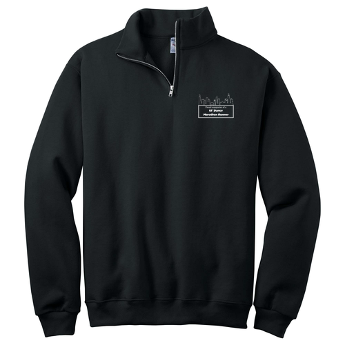 Supporter Jerzees 1/4 Zip Cadet Sweatshirt -- Black