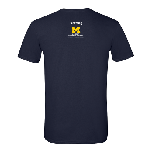 Mens/Unisex Gildan SoftStyle Fitted T-Shirt -- Navy