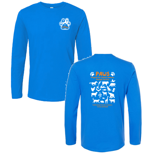 Gildan Softstyle Longsleeve T Shirt -- Fan Deep Royal