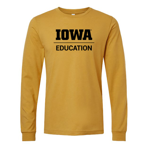 Bella+Canvas Unisex Heather Cvc Long Sleeve Tee- Heathers -- Heather Mustard