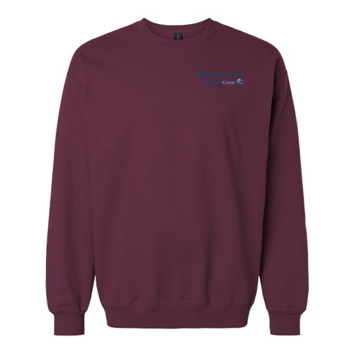 Gildan Adult Softstyle Fleece Crew Sweatshirt -- Maroon