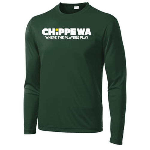 Sport Tek Long Sleeve Wicking Competitor -- Forest Green