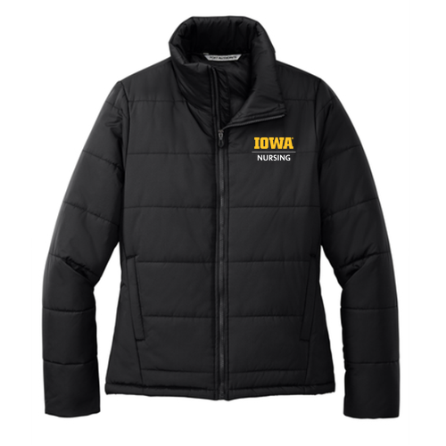 Port Authority Women's Puffer Jacket -- Deep Black