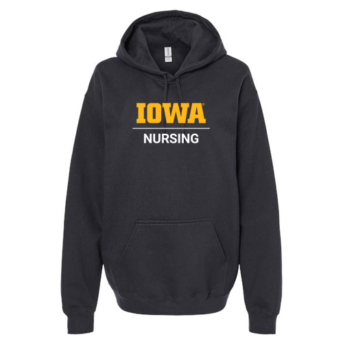 Gildan Adult Softstyle Fleece Pullover Hooded Sweatshirt -- Black