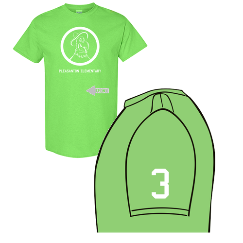 Lawhon 3rd Grade Class Lime- Adult size