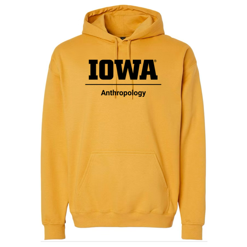 Gildan Adult Softstyle Fleece Pullover Hooded Sweatshirt -- Mustard