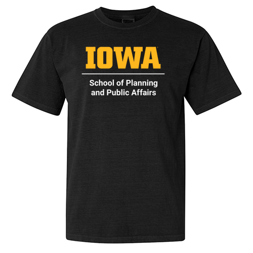 Comfort Colors Ringspun Garment Dyed T Shirt -- Black