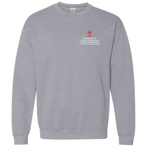 Gildan Heavy Blend Crew Neck Sweatshirt Embroidered-- Sport Grey