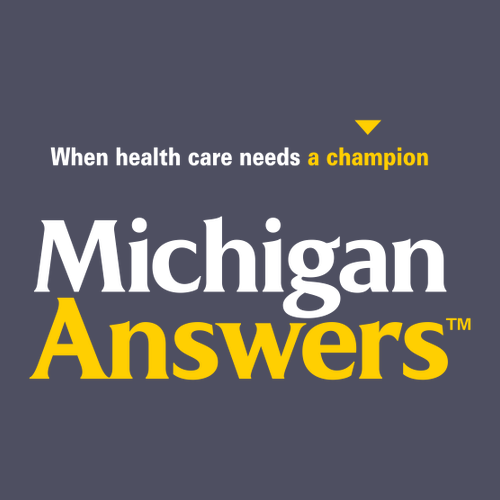 Unisex Michigan Answers Super Soft T-Shirt -- Navy