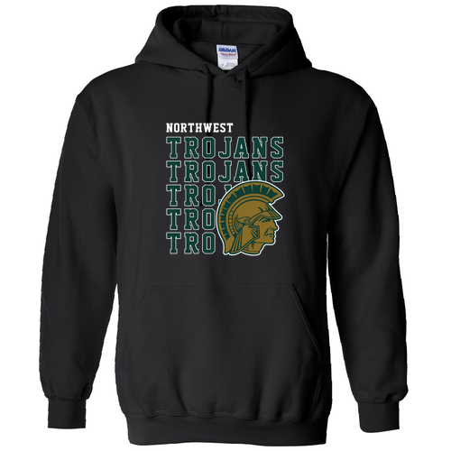 Gildan Heavy Blend Hooded Sweatshirt -- Black