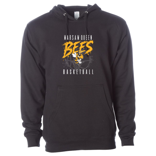 Queen Bees Independent Trading Midweight Hooded Sweatshirt -- Black