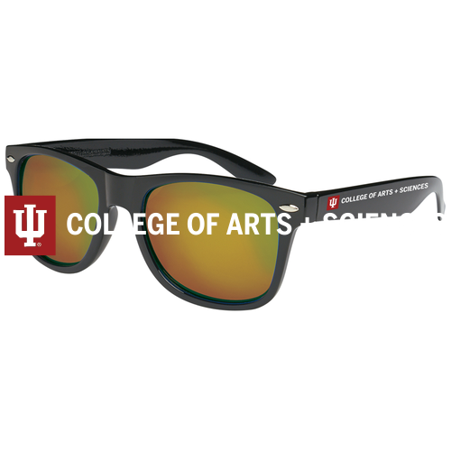 Hit Promo Mirrored Malibu Sunglasses -- Black / Red