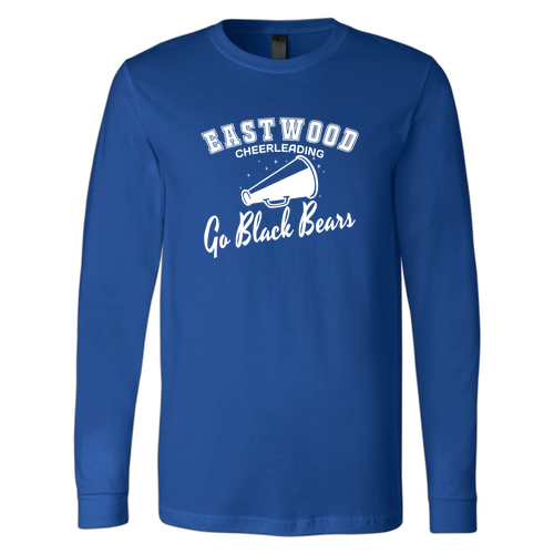 Megaphone Design Bella Canvas Unisex Jersey Longsleeve Tee -- True Royal