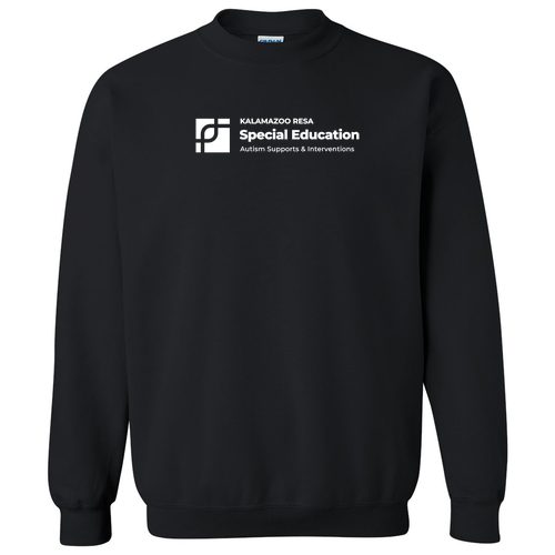 Gildan Heavy Blend Crew Neck Sweatshirt -- Black